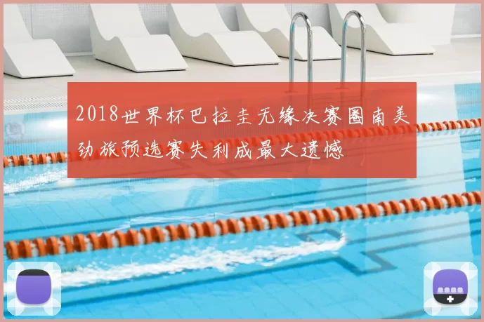 2018世界杯巴拉圭无缘决赛圈南美劲旅预选赛失利成最大遗憾